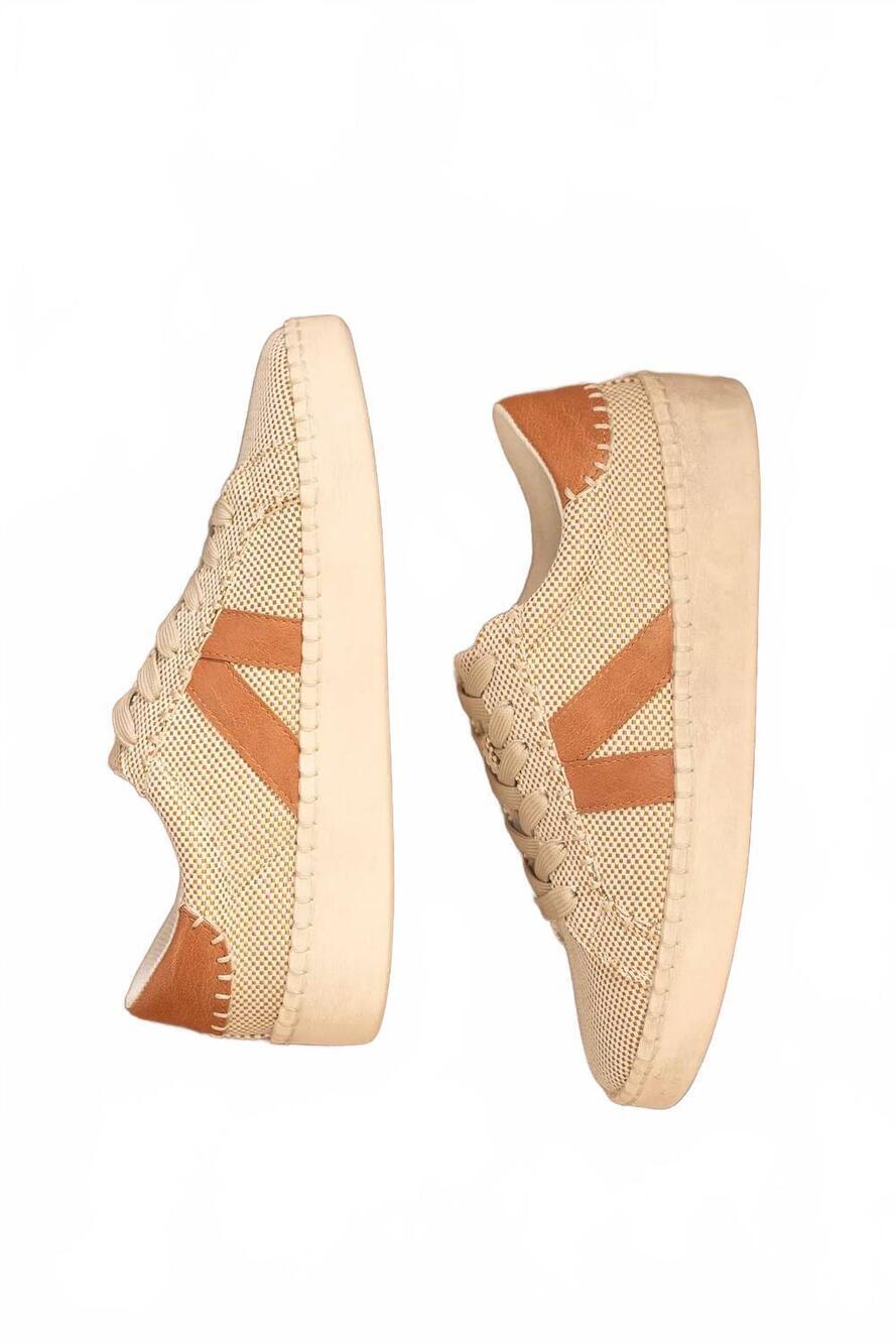 NEW CORKYS FOOTWEAR women's friend zone sneakers in cognac - Picture 3 of 3